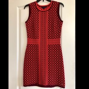 Gorgeous Tommy Hilfiger red and orange dress